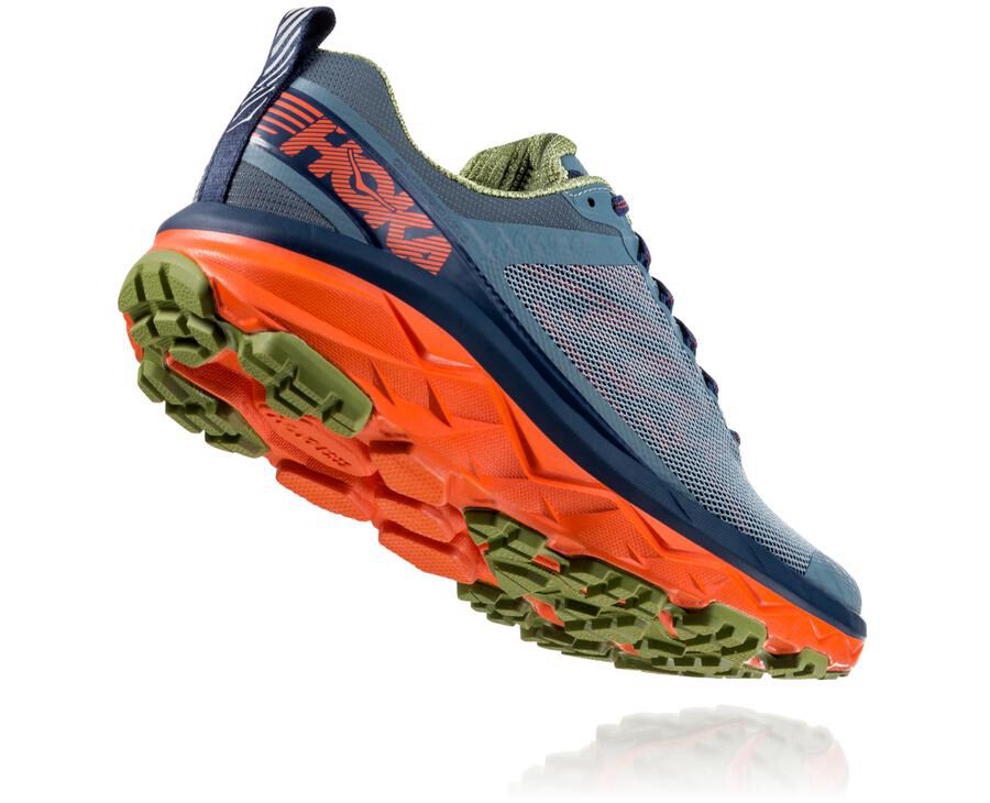 Hoka One One Mens Trail Shoes - Challenger ATR 5 - Navy - RFDB72641